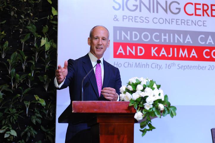 ICC-Kajima Joint Venture New development platform In September 2016, Indochina Capital and Kajima Corporation officially signed their Joint Venture