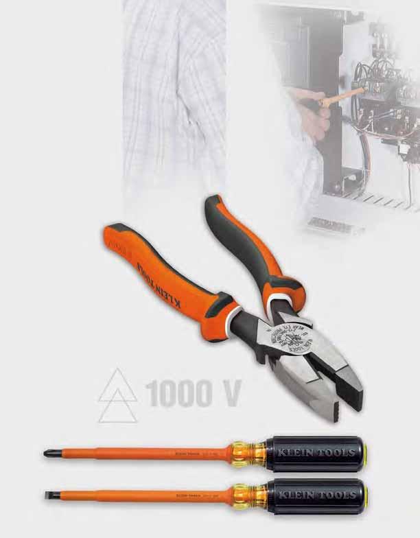- Insulated Tools WEAR YEY PRO D 2 1 3 9 N E R N N S C TECT ION Insulated Tools Klein insulated tools combine excellent functionality along with reduction