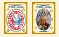 Trading Card Informa on Front of Trading Cards There are 20 trading cards one card from each of the Great Salt Lake Council Districts. Each card depicts the 1910 Scout Leadership of that era.