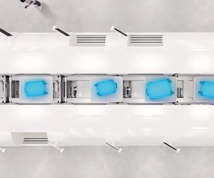 NEW TECHNOLOGY 3 CrisBag extends to self bag drop Extending tote-based baggage handling to the self bag drop process also extends the reach of the 100% traceability within the Baggage Handling System