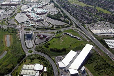 The TraffordCity site is located at Junction 10,
