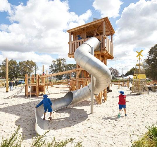 MARITIME COVE COMMUNITY PARK, PORT MELBOURNE, AUSTRALIA Maritime Cove Community Park in Port Melbourne, close to Sandridge Beach, is home to this spacious play
