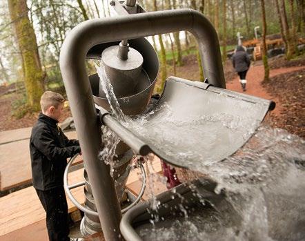 The water play area was opened in 2015 and quickly became one of the most popular attractions