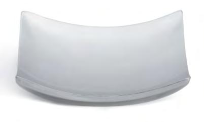 curved platter 190 x 190mm 29.80 46222 Double wall curved platter 305 x 178mm 44.70 46223 Double wall curved platter 381 x 210mm 64.