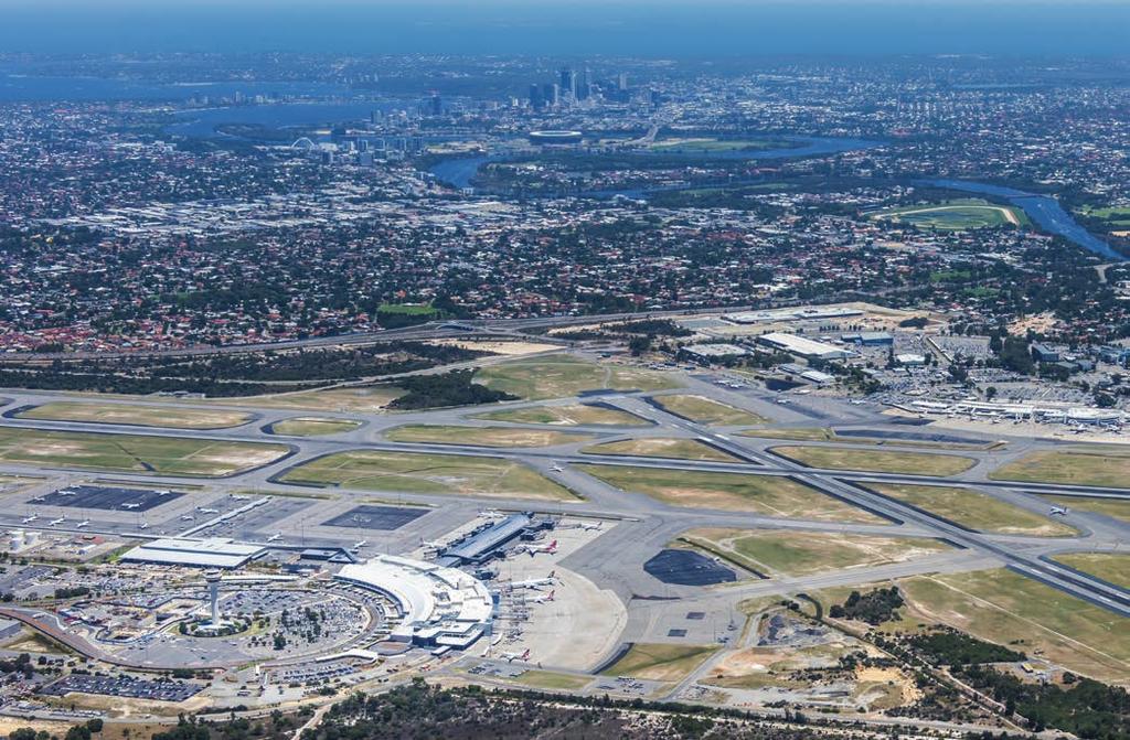 $2.5b INVESTMENT The new runway forms part of a privately funded investment program over the next decade Use of RAAF Base Pearce RAAF Base Pearce is approximately 30 kilometres north of Perth and has