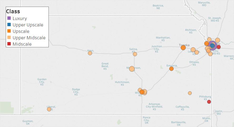 Pipeline 22 in Kansas; 8+1 in Missouri Hays 3 in Topeka 2 in KCK 5 in Overland