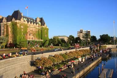 Victoria Harbour This excursion starts with a morning departure to the Tsawwassen ferry terminal where you will