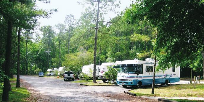 The RV Park office is located in the Auto Skills Center, Building, at the corner of Jason Street and Birmingham Avenue.