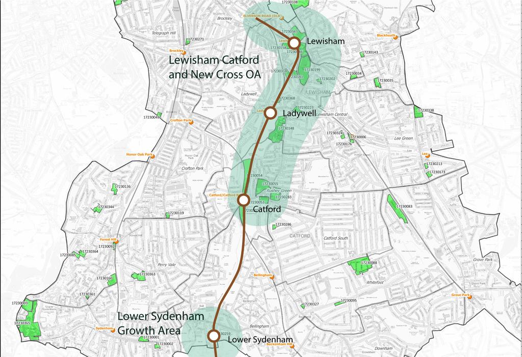 MAJOR SCHEMES Options for the potential Bakerloo line extension beyond Lewisham Bakerloo Line Extension Beyond Lewisham KEY DETAILS The extension to Lewisham would complete the first phase of a
