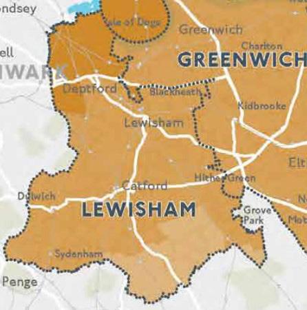 INTRODUCTION Percent of Lewisham residents who