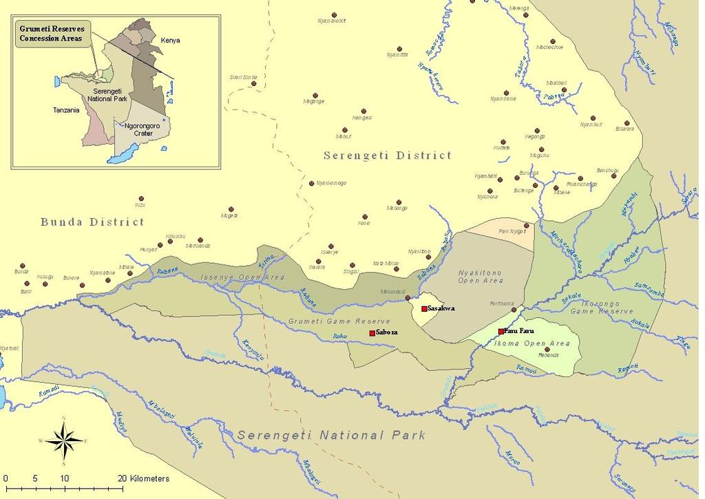 Complex A key area for the protection of the Wildebeest