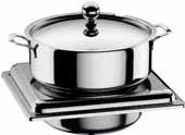 6044 Soup Tureen fitting for chafing dish round stainless 18/10 Ø 36 x 33 cm / 14½ x 13 in. cap. ltr. 9 / 315 oz. pot with cover 06.3297.6040 ring 06.2094.6044 Ø 34 cm / 13½ in. cap. ltr. 4,5 / 157 oz.