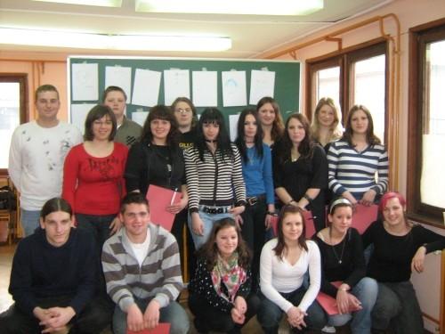 Jednodnevne radionice u sklopu projekta "Moj izbor je prevencija" U suradnji s Ekonomskom i trgovačkom školom, Graditeljskom školom, Gospodarskom školom i Gimnazijom Čakovec, u 2008.