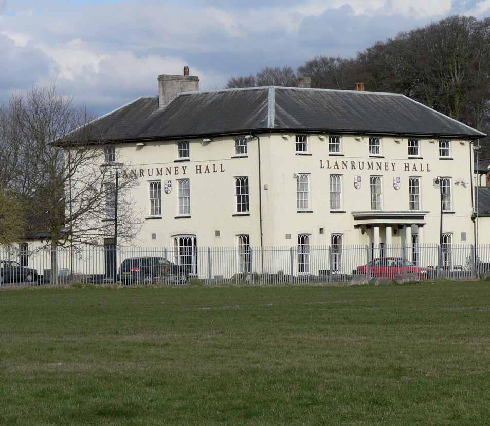 Llanrumney Hall Public House Located near the River Rhymney, this Elizabethan mansion is listed as a grade II* building due to its importance in the history of South East Wales.