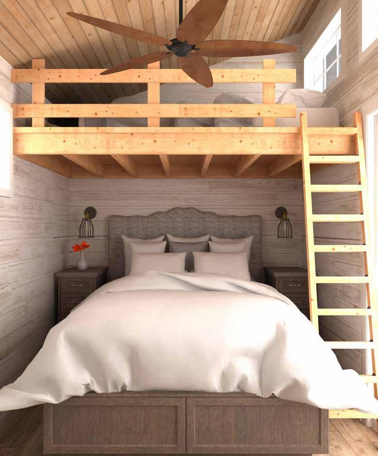 Comfort and tranquility awaits Cottagers and campers now have custom options for all their weekend and holiday accommodations LINDSAY HALEY Founder, Precision Contracting Whether
