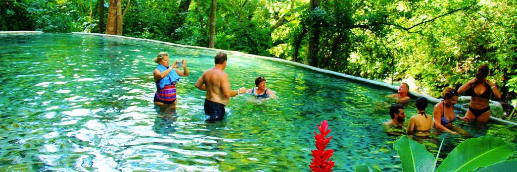 Vandara Hot Springs 10 Cost per person from: $189 Cost per child from: $155 Includes: Menu Lunch or dinner, water bottle, fruit juice, guide, transportation, entrance fees, equipment and insurance.