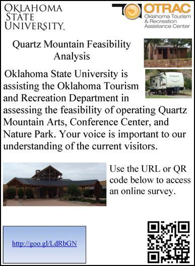 Methodology Quartz Mountain feasibility study for Oklahoma Tourism and Recreation Department (OTRD) Research team at