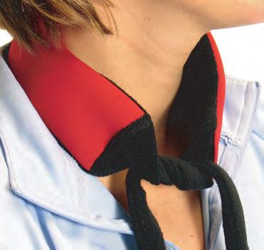 Ice Snake - Reusable flexible ice insert lasts for hours. Neoprene and Insulated Ice Snake direct cold to neck.