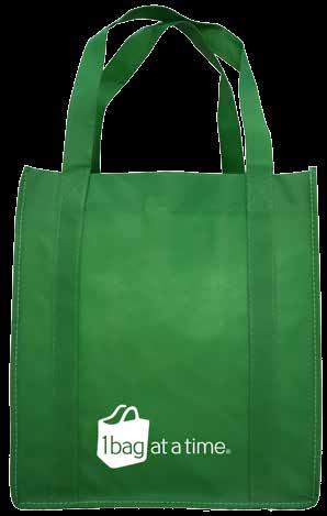 The 1BAG Standard Bag Our most popular item. Now available in quantities of just 1000 bags! This bag sets the standard for reusable bags.