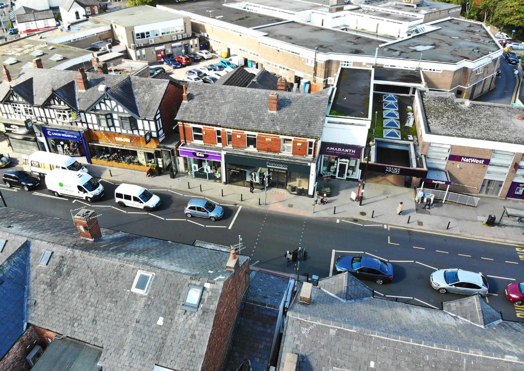 INVESTMENT SUMMARY Prime retail investment prominently located on a busy high street Located in Bramhall, an affluent South Manchester town Large triple shop unit The town benefits from a tight