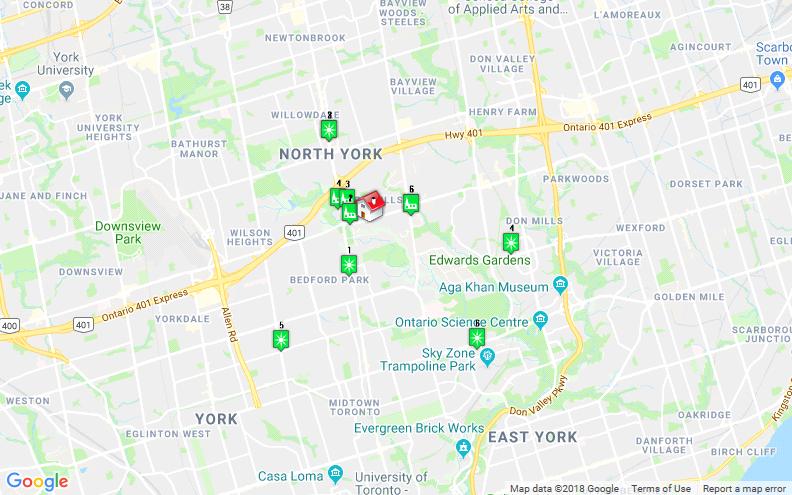 Places of Worship Recreation Centres 1. Agricola Finnish Lutheran Church 25 Old York Mills Road, North York Dist.: 0.55 km 2. Swedish Lutheran Church 25 Old York Mills Road, North York Dist.: 0.55 km 3.