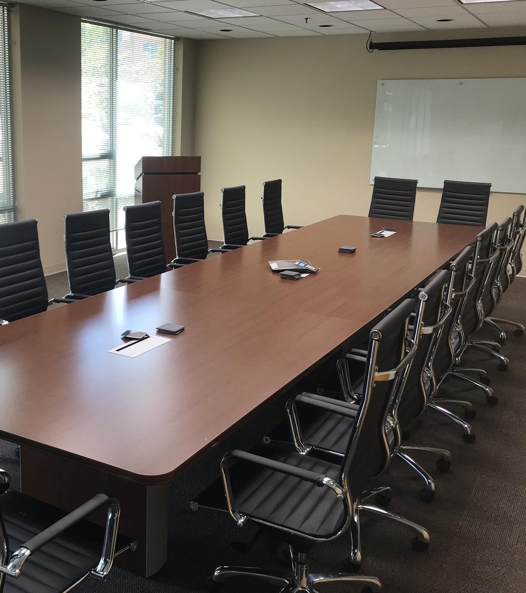 EXCLUSIVE CONFERENCE ROOM USAGE for tenants and employees of the Virginia Tech Corporate Research Center Descriptions and specifications Exclusive for tenants and employees of the research park -