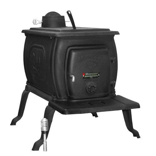 The barrel stove kit is constructed from heavy-duty cast-iron for durability and includes a door, legs, flue collar with damper and all mounting hardware for easy assembly. Barrel not included.
