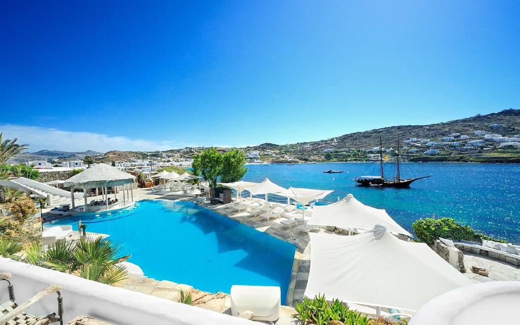 #Servicesmenu #Servicesondemand #Staffing KIVOTOS HOTEL MYKONOS The classical famous Boutique Hotel in Ornos Bay with the outstanding views
