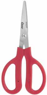 For hard-to-reach cuts Soft, flexible handles Sharp tips Item #33223 6" Blister