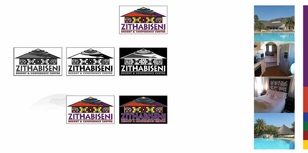 THE LOGO Logo Colours ZITHABISENI Resort & Conference Centre logo should be used in full colors whenever possible to maximise the apprearance of the logo.