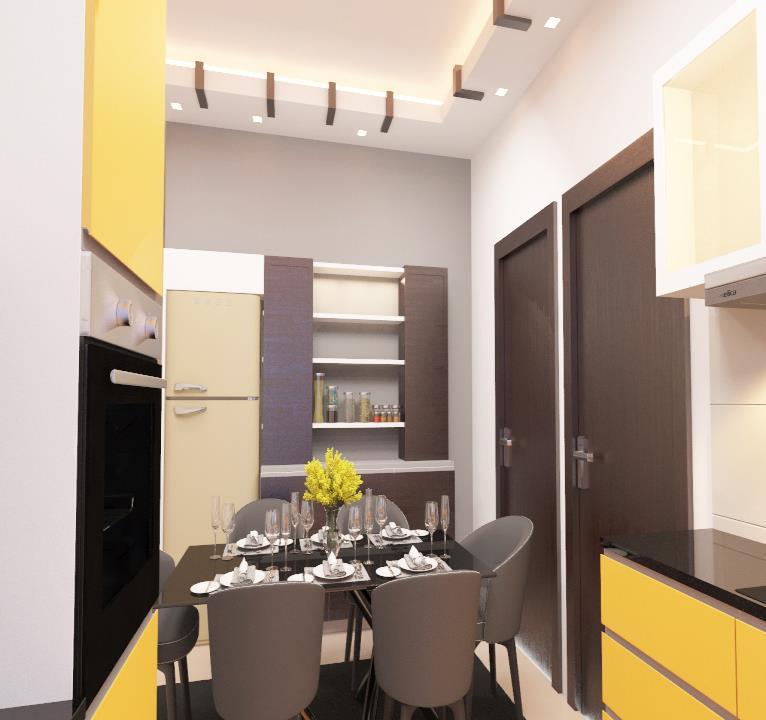 Dining and Kitchen in