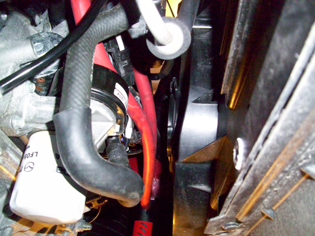 The top hose is the one attached to the PCV