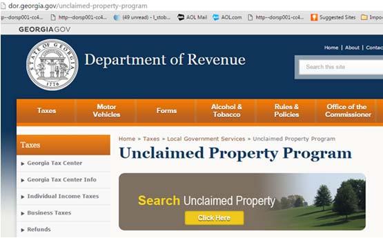 UCP 5-Year Financial Summary Items of Note All states have adopted unclaimed property laws Historical Unclaimed Property Collections in Georgia are approximately $1.