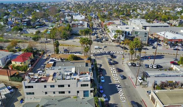 CREATIVE SPACE ABOUT THE AREA Abbot Kinney can be thought of as a successful story of organic growth with a real balance of office and retail.