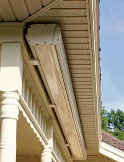 With only a six inch header once again the K300 Retractable Awning with an
