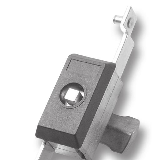 c 3 100 Rod Latch RS/FS PrA to control round or flat rods. RH or LH application through double symmetry By rotating the latch over,the direction of opening changes.