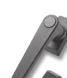 3 110 Handle for Rod-Latch FS PrA Wing, T- and L-Handles for application with see page 04.10. Detailed dimensions of the cutout PrA see page 04.