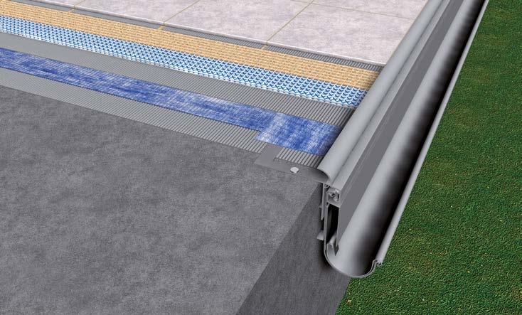 Altoug only 1/4" tick, it provides superior compressive and tensile streng t wen compared to oter drain mats and uncoupling systems. 1/4" BLANKE ULTRA-DRAIN 15 seets per carton = 97.5 sq. ft.