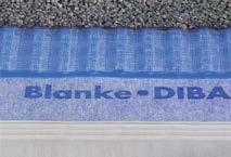WATERPROOFING SYSTEMS 73 BLANKE DR AIN-MAT Te BL ANKE DR AIN-M AT provides a durable, prefabricated drain system to prevent te accumulation of moisture tat can form ydrostatic pressure and damage