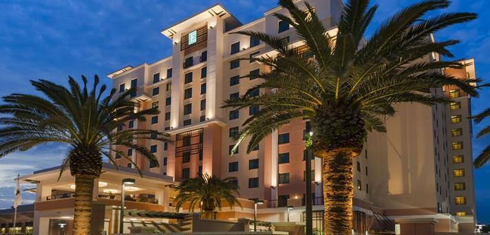2018 WORLD BATON TWIRLING CHAMPIONSHIPS SPONSORING HOTEL INFORMATION: HOST HOTEL: Embassy Suites by Hilton Orlando Lake Buena Vista South 4955 Kyngs Heath Road, Kissimmee, Florida, USA 34746 USA TEL: