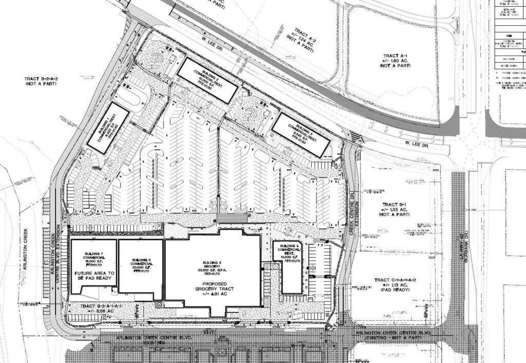 Site Plan ARLINGTON MARKETPLACE 636 ARLINGTON CREEK CENTER BOULEVARD, BATON