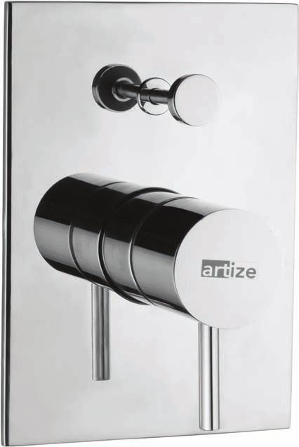 TRA-57065 Single Lever Concealed Divertor for Bath & Shower Mixer