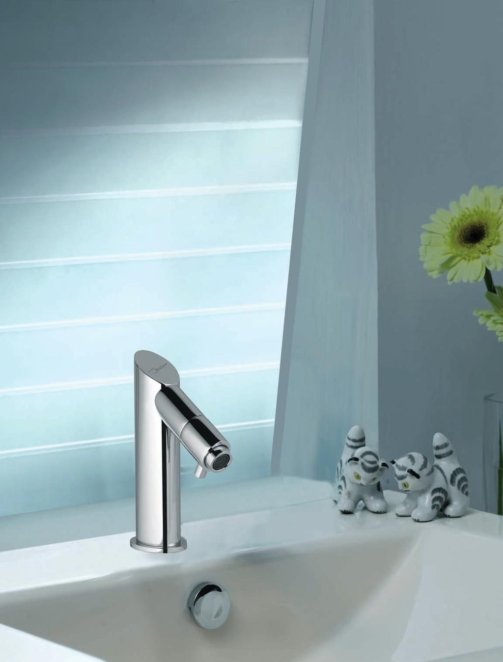 MOUTH OPERATING FAUCETS Sleek, minimalist looks dominate the design principal of these taps.