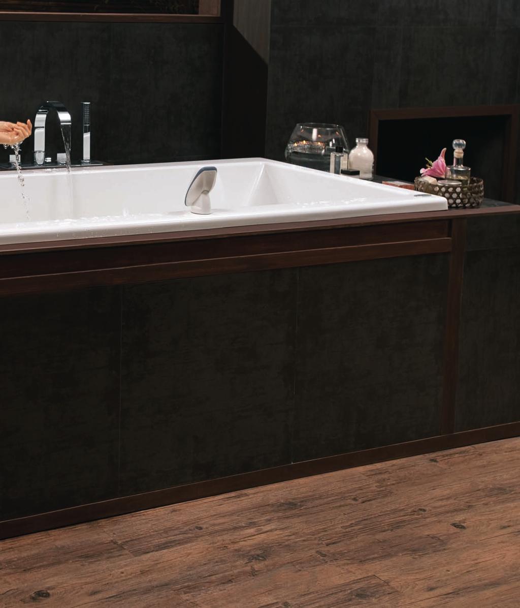 New lines of bath fittings which redefine bathroom luxury.