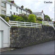 Abercrave to Cwmgiedd Walk Page 6 Through the gate the narrow path descends to a footbridge with white metal railings and comes out on to an asphalt track beside a house. This is Caerlan.