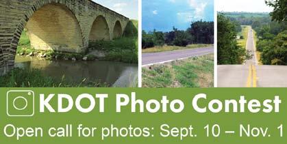 Photo Contest Photo contest: KDOT is sponsoring a transportation-related photo contest for the cover of the Annual Report. Copies of the report are printed/ published on KDOT s Internet in January.