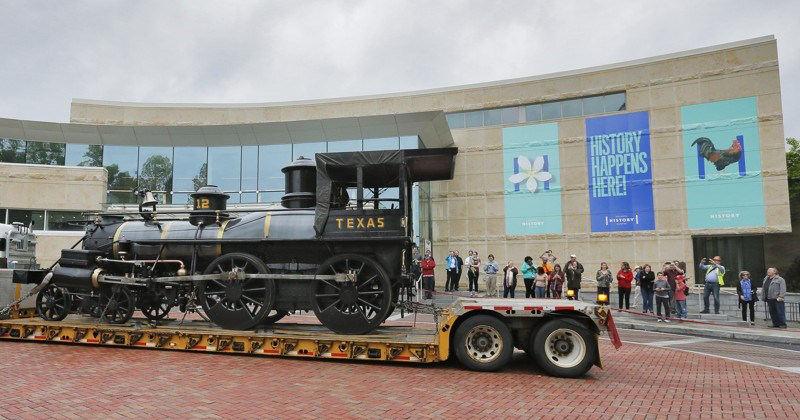 After a year of restoration time the Texas is back home in Atlanta-her new resting place in the Atlanta History Center as described above.