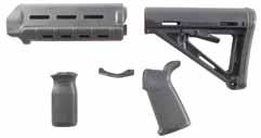 MAGPUL AR-15/M16 MOE STOCK SETS Lightweight, Rugged, Streamlined Tactical Furniture Improves Weapon Control & Eases Carry Convenient kits let you outfit an AR-15/M16 carbine with durable,