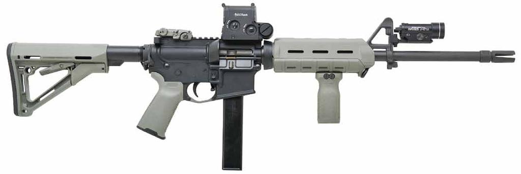 "Going Green" 9mm AR-15 Carbine E A B C D F G I AR-15/M16 H Q J P O N L K M A #100-003-786AK MAGPUL MOE BUTTSTOCK See Page 37. B #739-000-016AK ROCK RIVER ARMS 9mm CARBINE BUFFER See this Page.