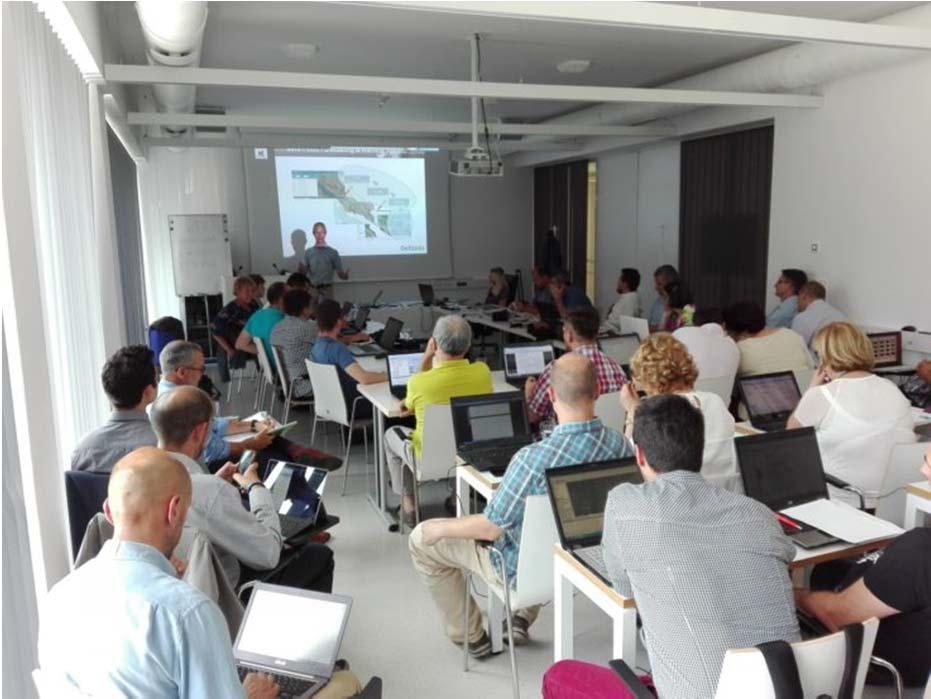 Training Workshop and User Training (June 13+14th) 35 participants from 5